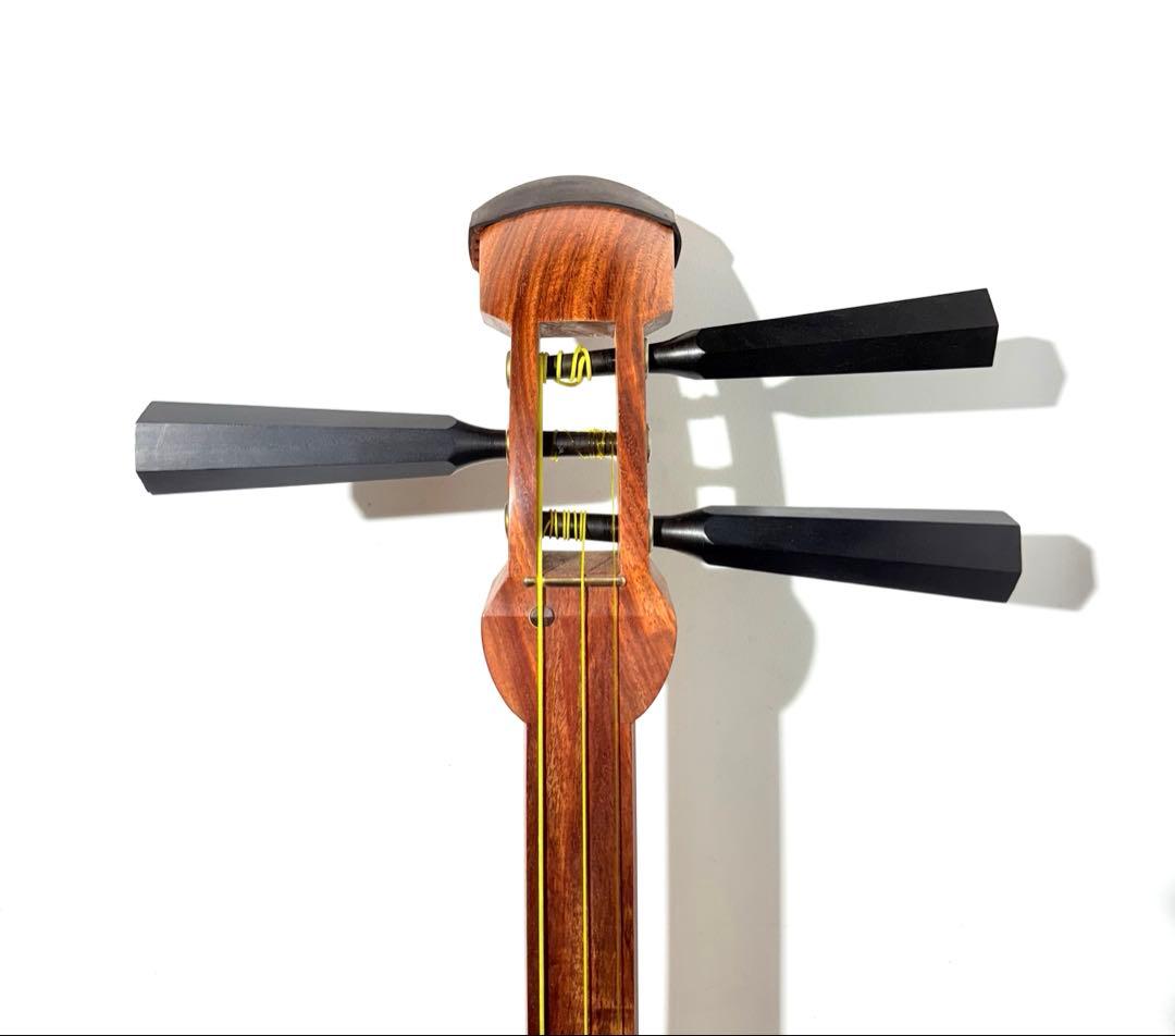 三味線 花梨 太棹 東さわり バチ：鼈甲