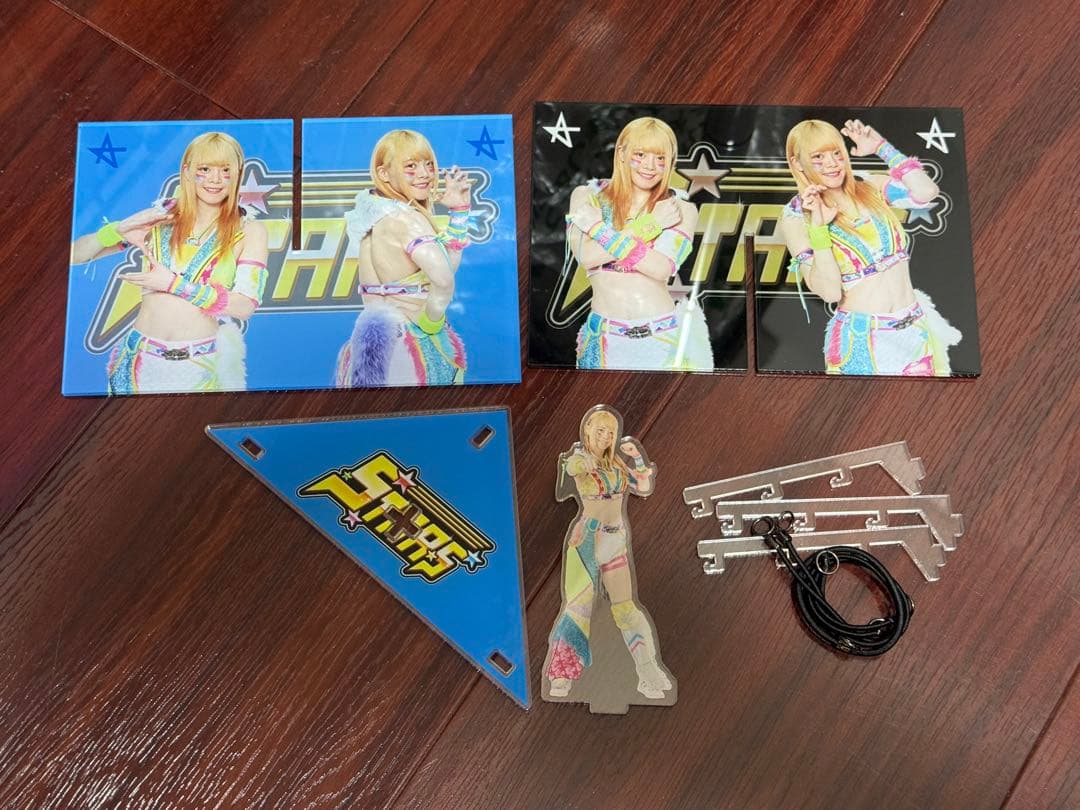 【希少・完売品】スターダム 岩谷麻優 4点セット リングスタンド＆アクスタ