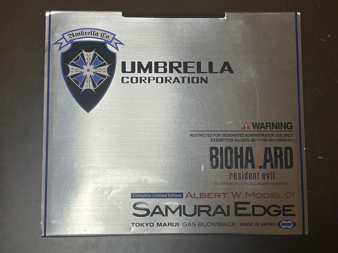 東京マルイ ガスガン サムライエッジ アルバート.W.モデル01 バイオハザード