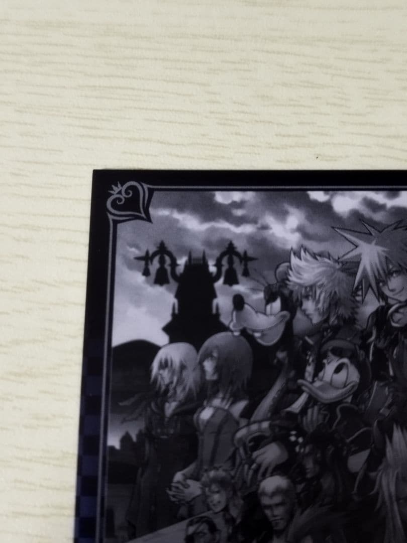 キングダムハーツ　シークレット　アートミュージアム　1-114 箔押し　サイン