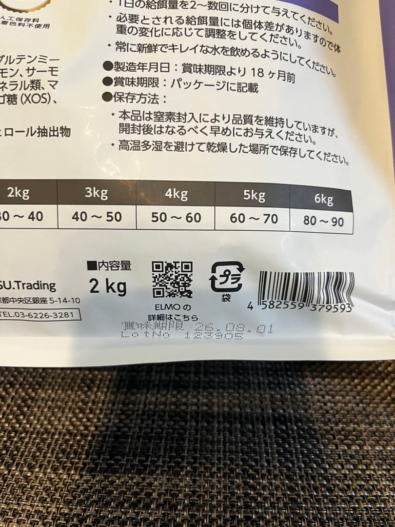 ELMO インドアキャットフード 2kg ✖️4袋