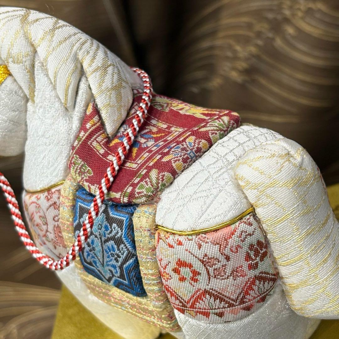 【龍村美術織物】2026年干支人形　木目込み人形「午（うま）」箱付