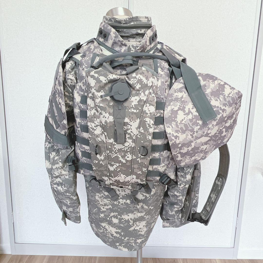 美品❗️PROPPER/ガンジャケット、ミリタリーベスト 厚手迷彩服　上セット