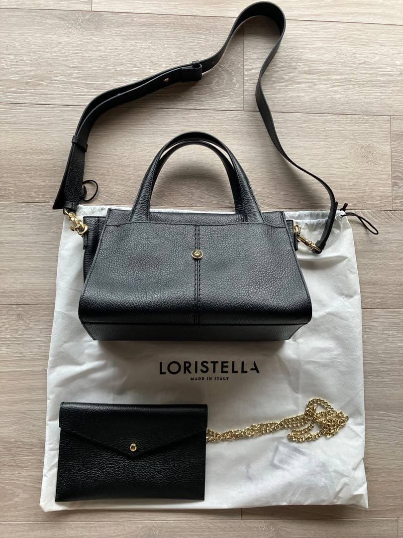 専用⭐︎LORISTELLA ブラックショルダーバッグ　2way