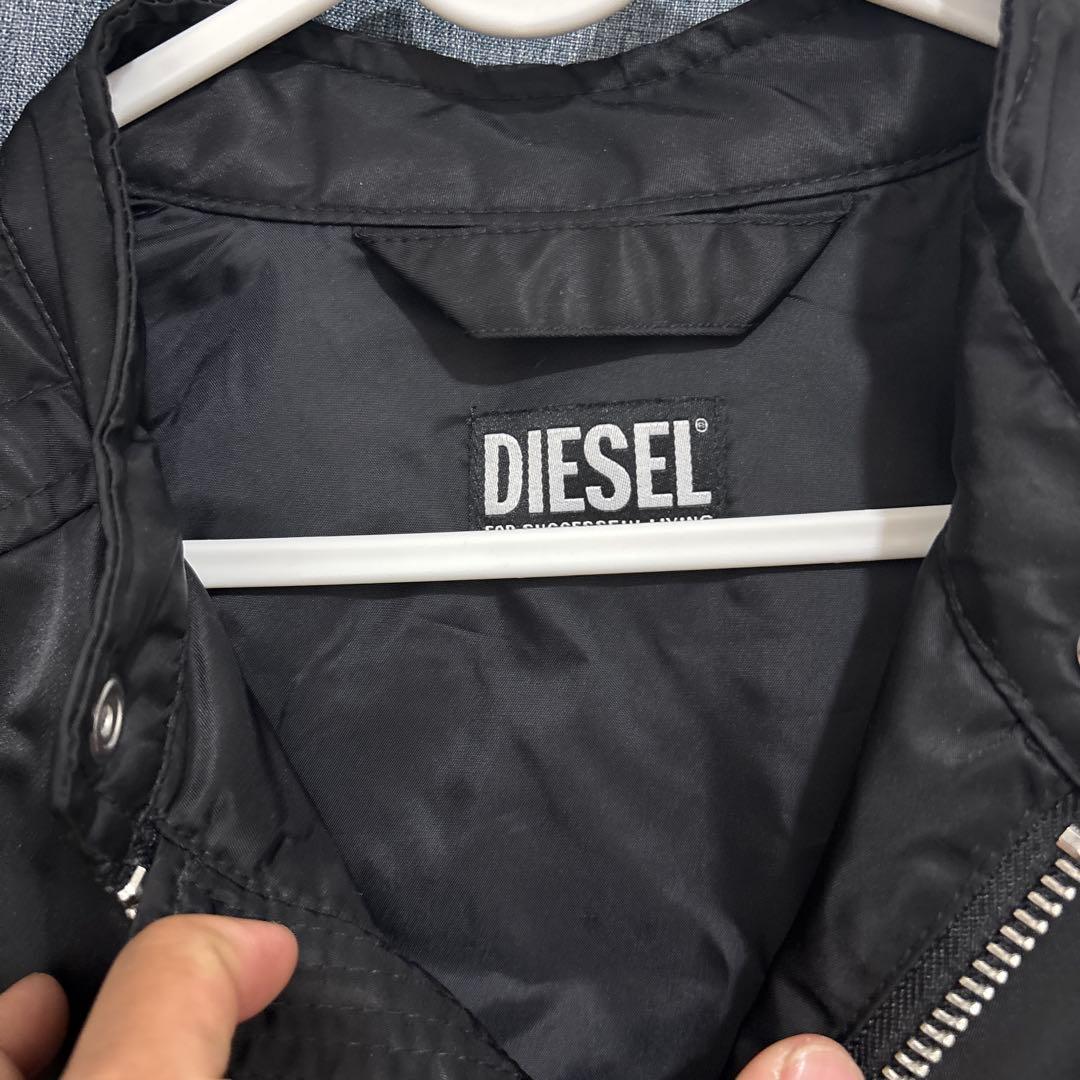 DIESEL シングルライダースジャケット 黒