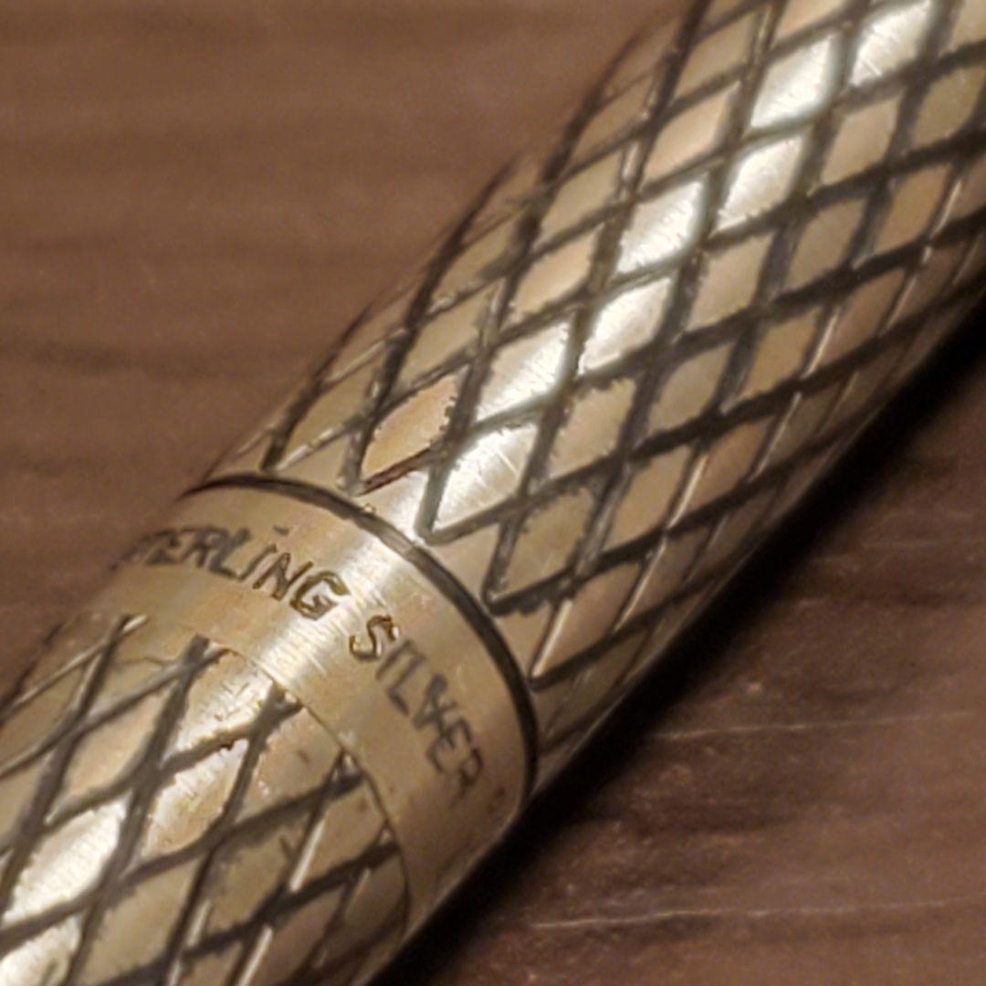 SHEAFFER スターリング シルバー ボールペン 銀 動作品 刻印