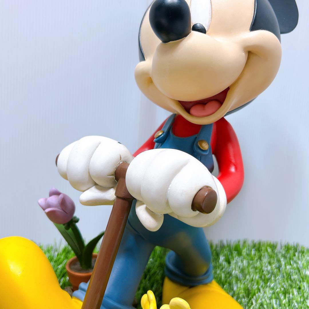 Disney ディズニー ミッキーマウス 陶器 置物 レトロ ビンテージ 希少