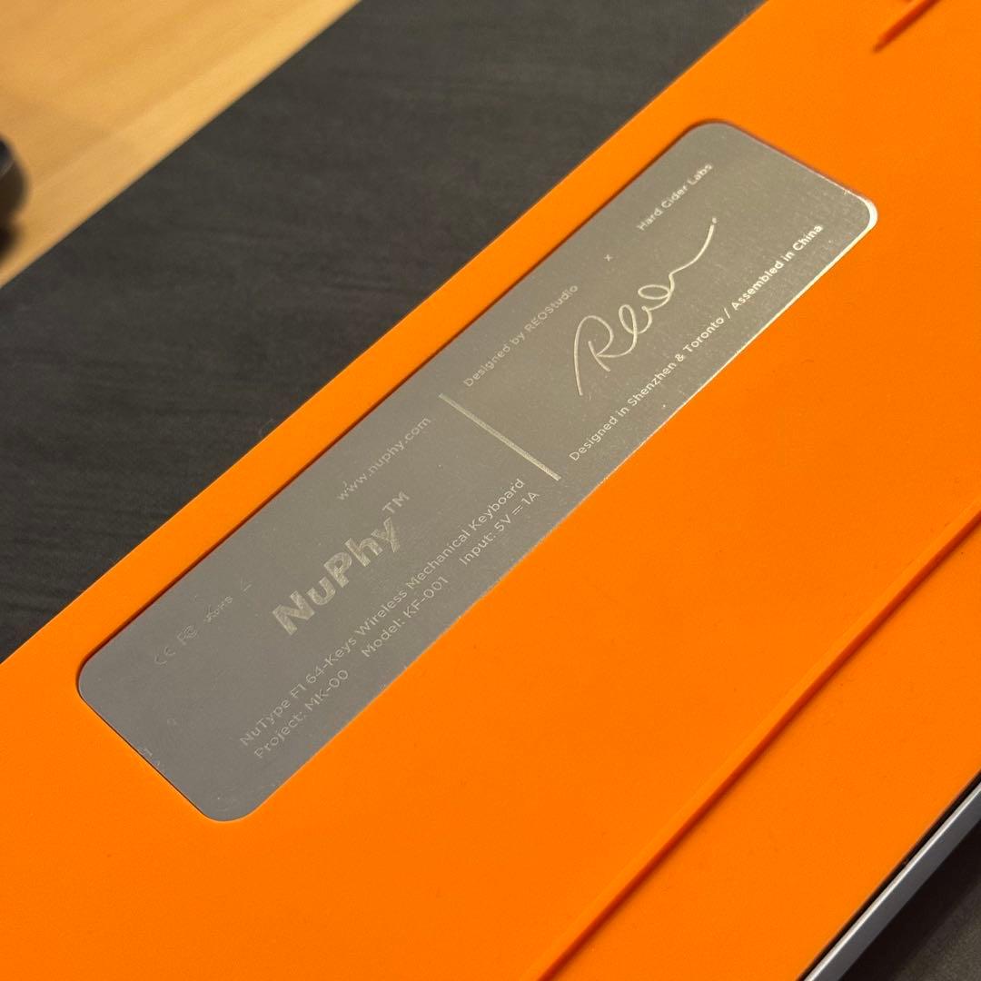 NuPhy NUTYPE F1 ワイヤレスキーボード