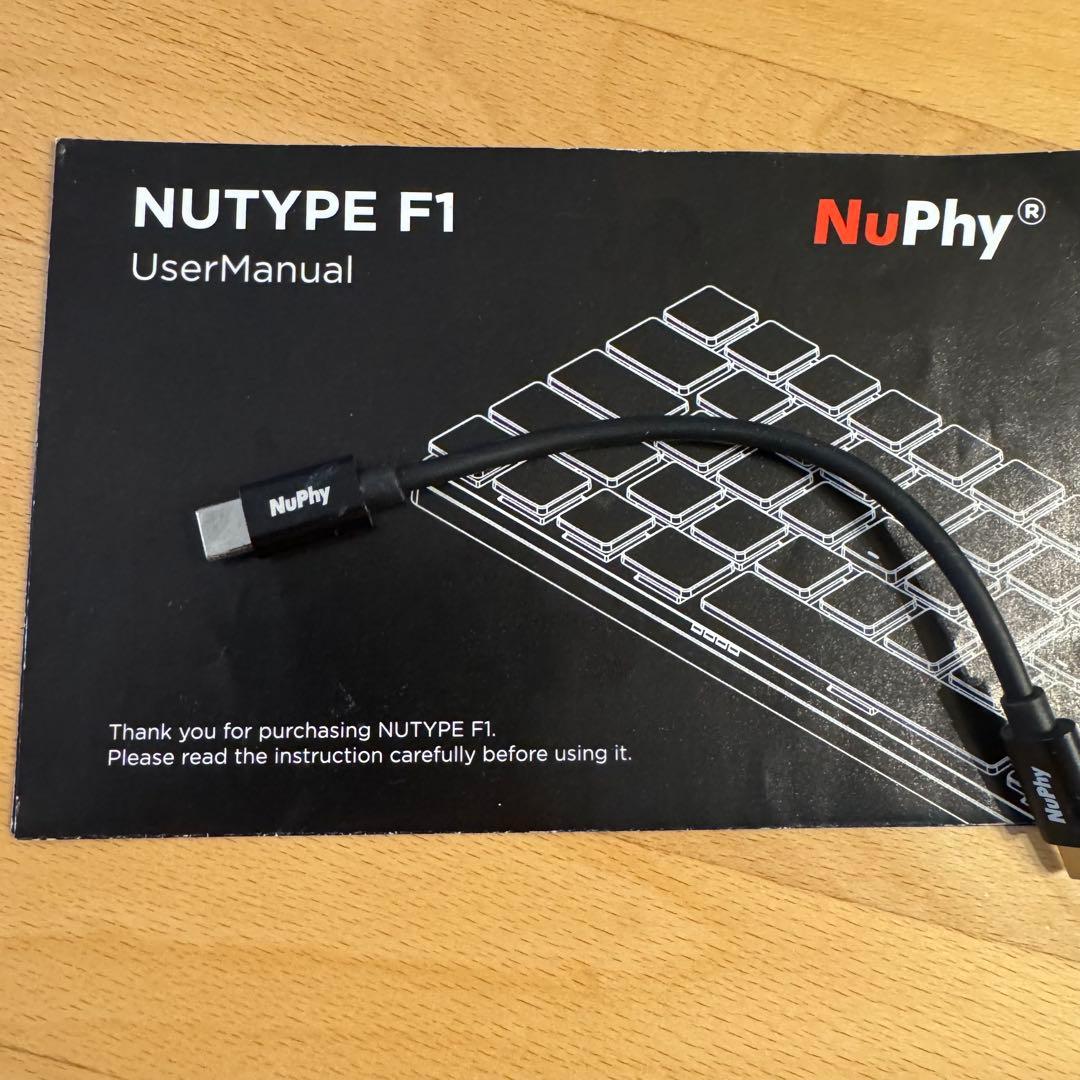 NuPhy NUTYPE F1 ワイヤレスキーボード
