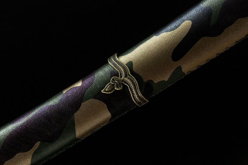 98式軍刀 迷彩 武具　刀装具　日本刀　模造刀 居合刀 武士道 手鍛造打 鋼刀