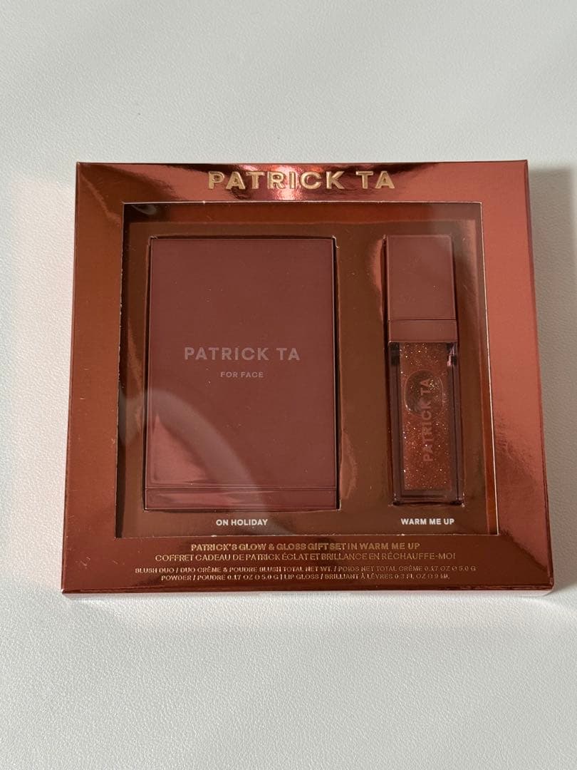 Patrick Ta クリームチーク&リップグロスセット・ホリデー限定