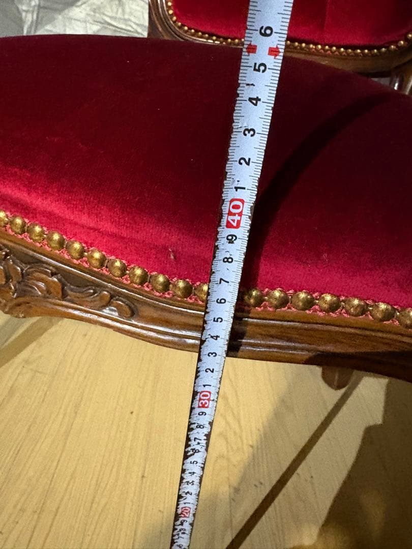 イタリア製　ヴェローナクラシック　アームチェア　モケット　猫足