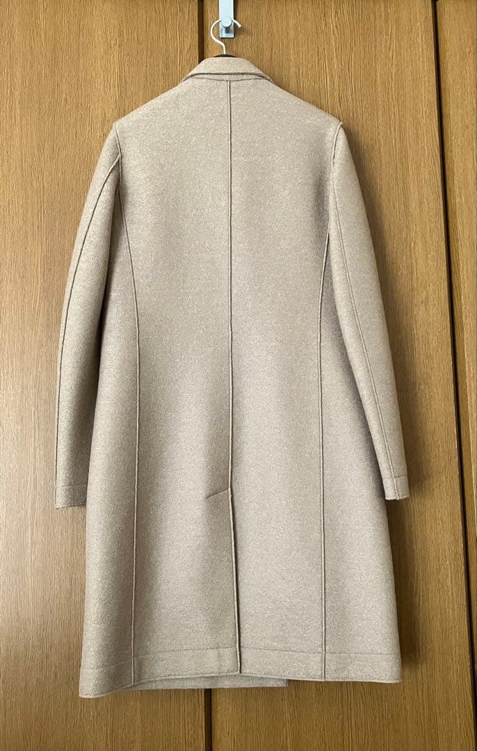 Harris Wharf London プレスドウールコート　キャメル　38