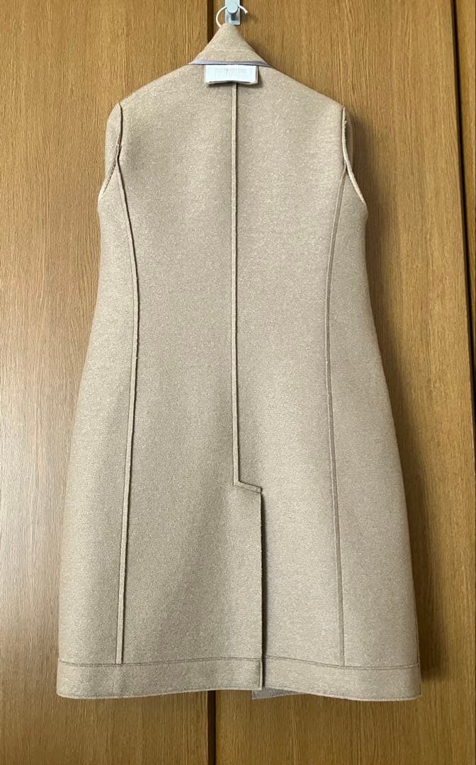 Harris Wharf London プレスドウールコート　キャメル　38