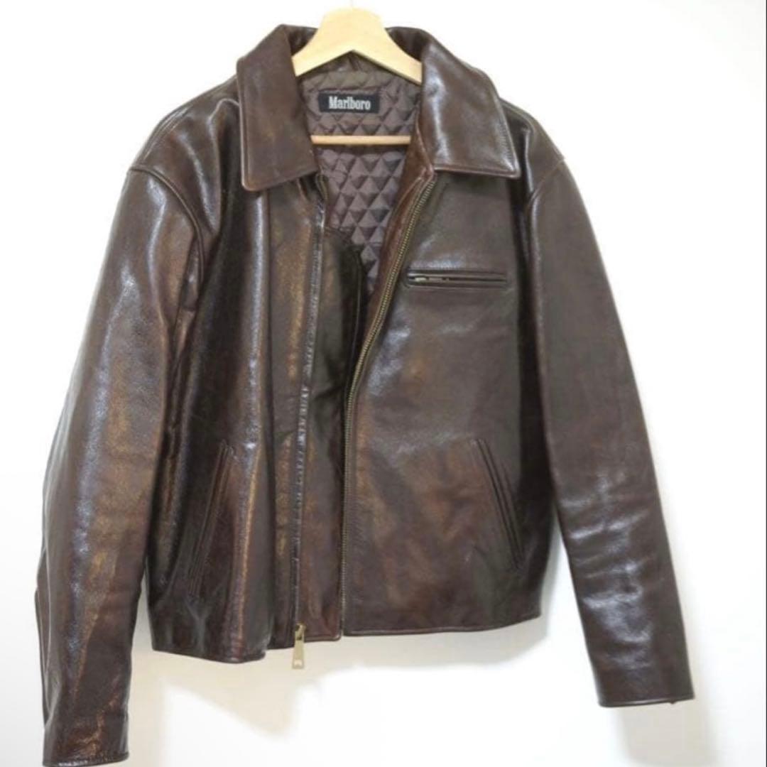 Marlboro leather mini jacket マルボロ