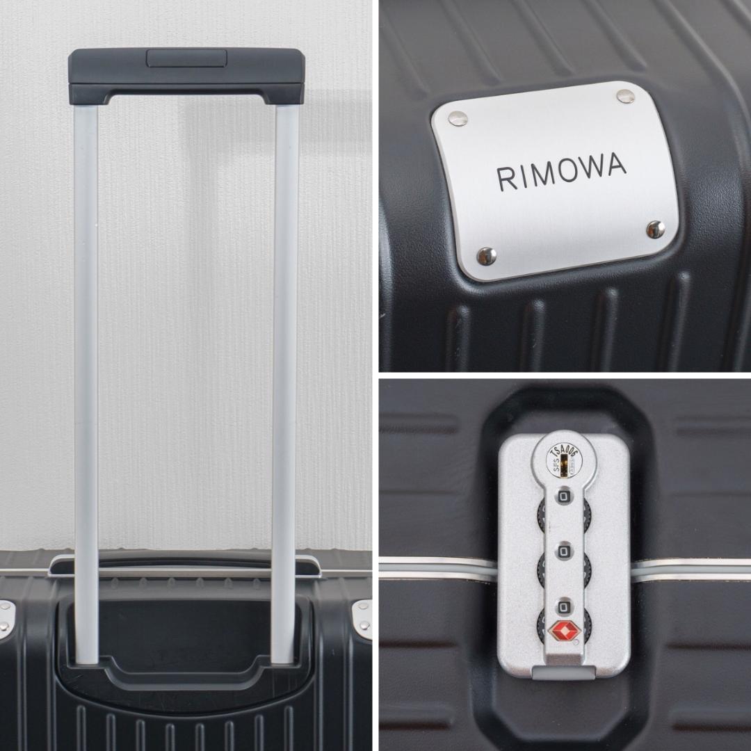 生涯保証 リモワ ハイブリッド チェックインM 62L 4輪 TSAロック 黒