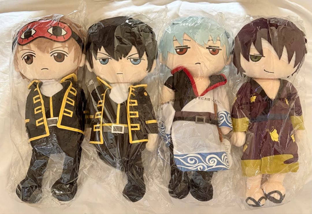 銀魂 くったり クッション S　坂田銀時 土方十四郎 沖田総悟 高杉晋助