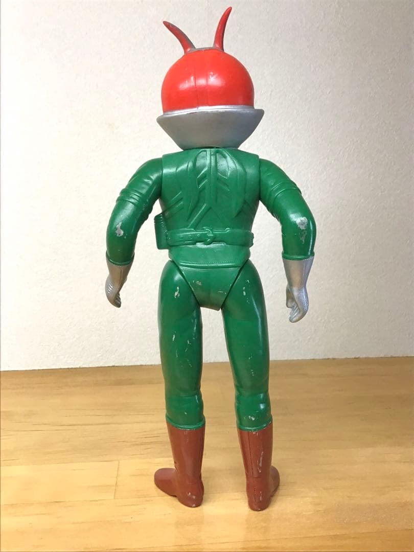 ポピー 仮面ライダーV3 ミドル ソフビ 人形 石森章太郎 漫画 特撮 駄玩具
