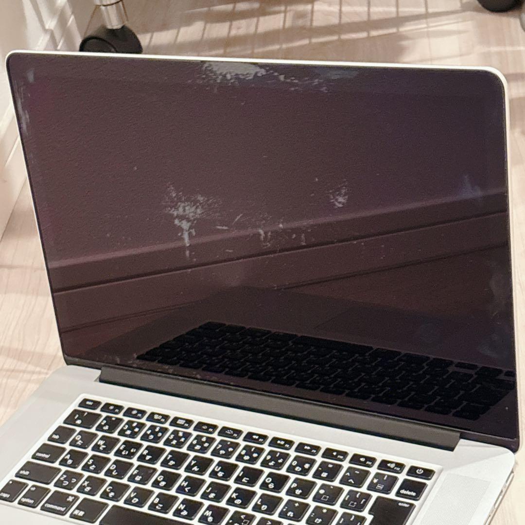 【大容量メモリ】MacBook Pro A1398 i7 16GB 充電器付き