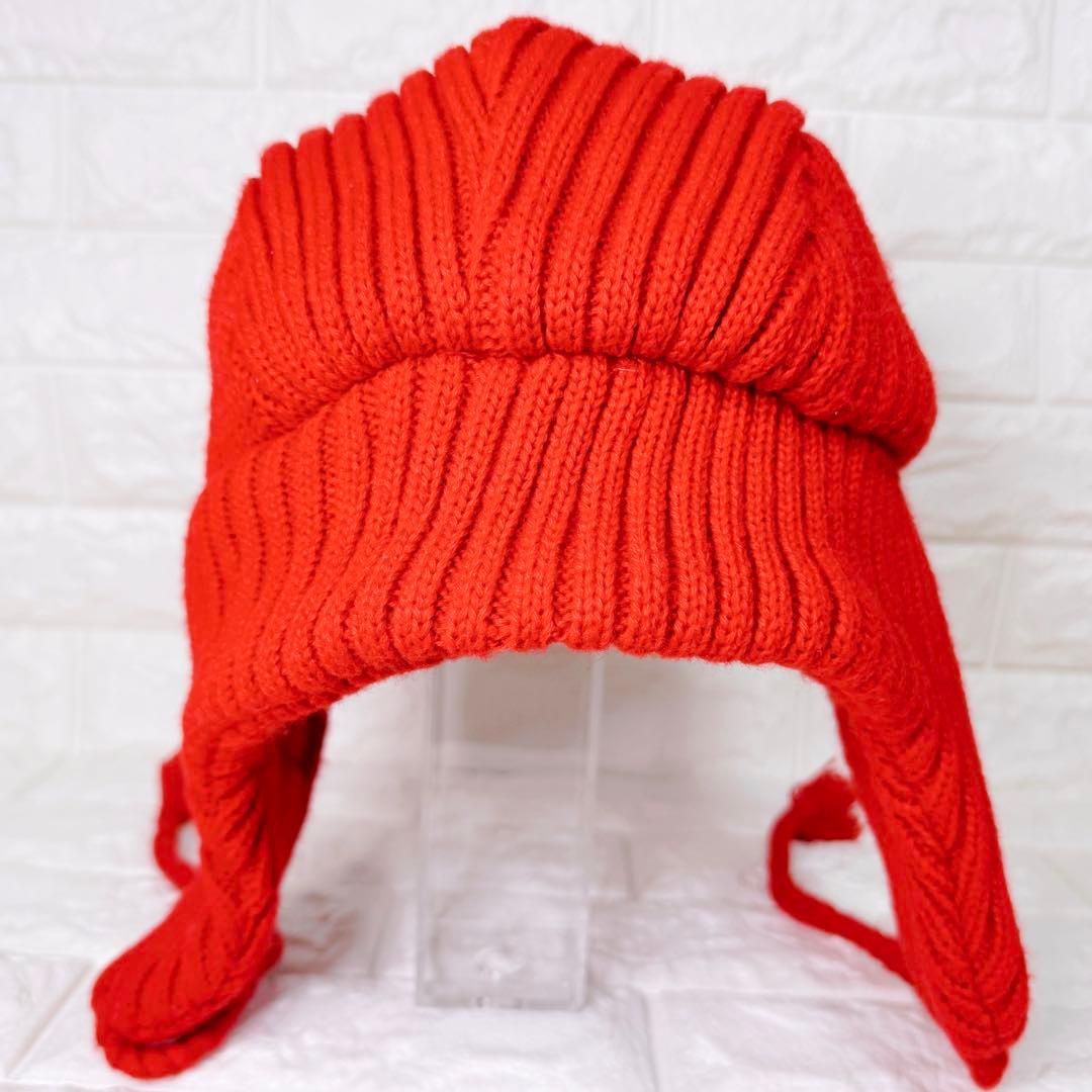 極美品✨TIGHTBOOTH タイトブース ボンバービーニー ニット帽 レッド