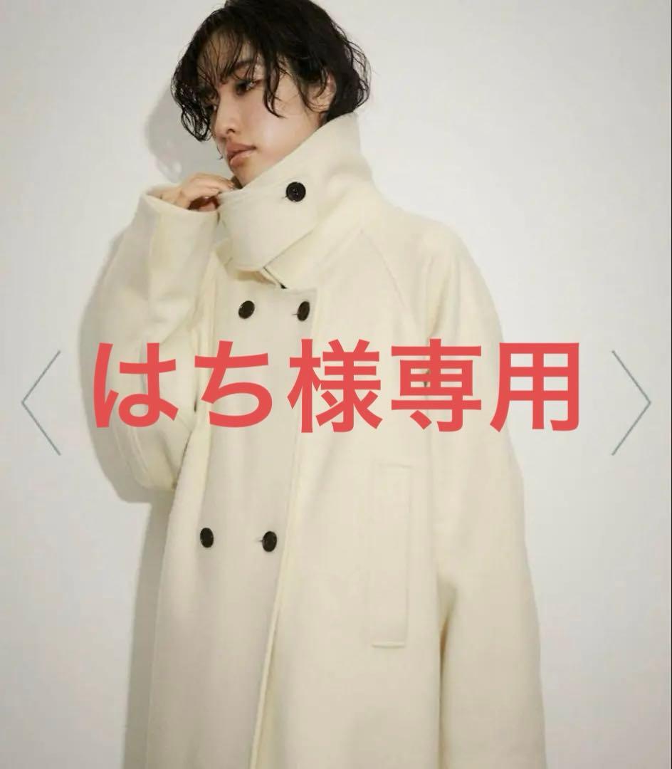 アダムエロペ　ウールボンディングロングコート