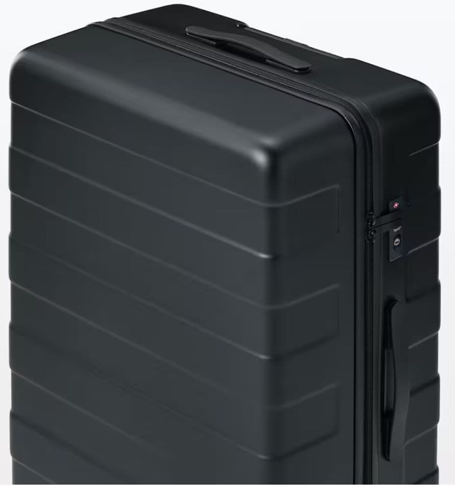 無印良品バーを自由に調節できる　ハードキャリーケース（105Ｌ）