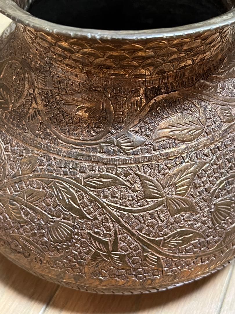 中東　南アジア　インド　真鍮製　水差し　ロタ　骨董品　ハンドメイド