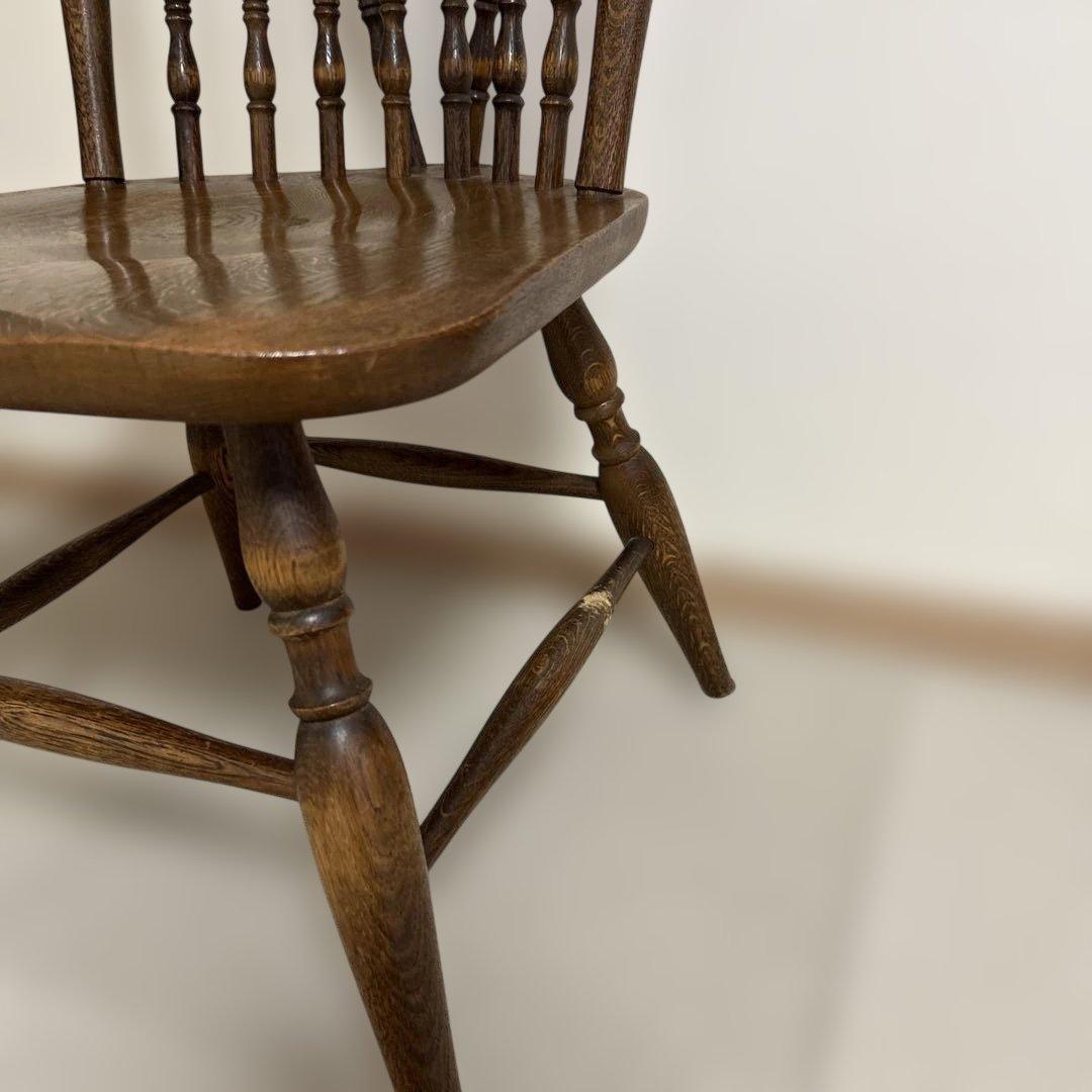 飛騨産業☆ヒダサンギョウ　キツツキマーク☆ウィンザーチェアー 木製