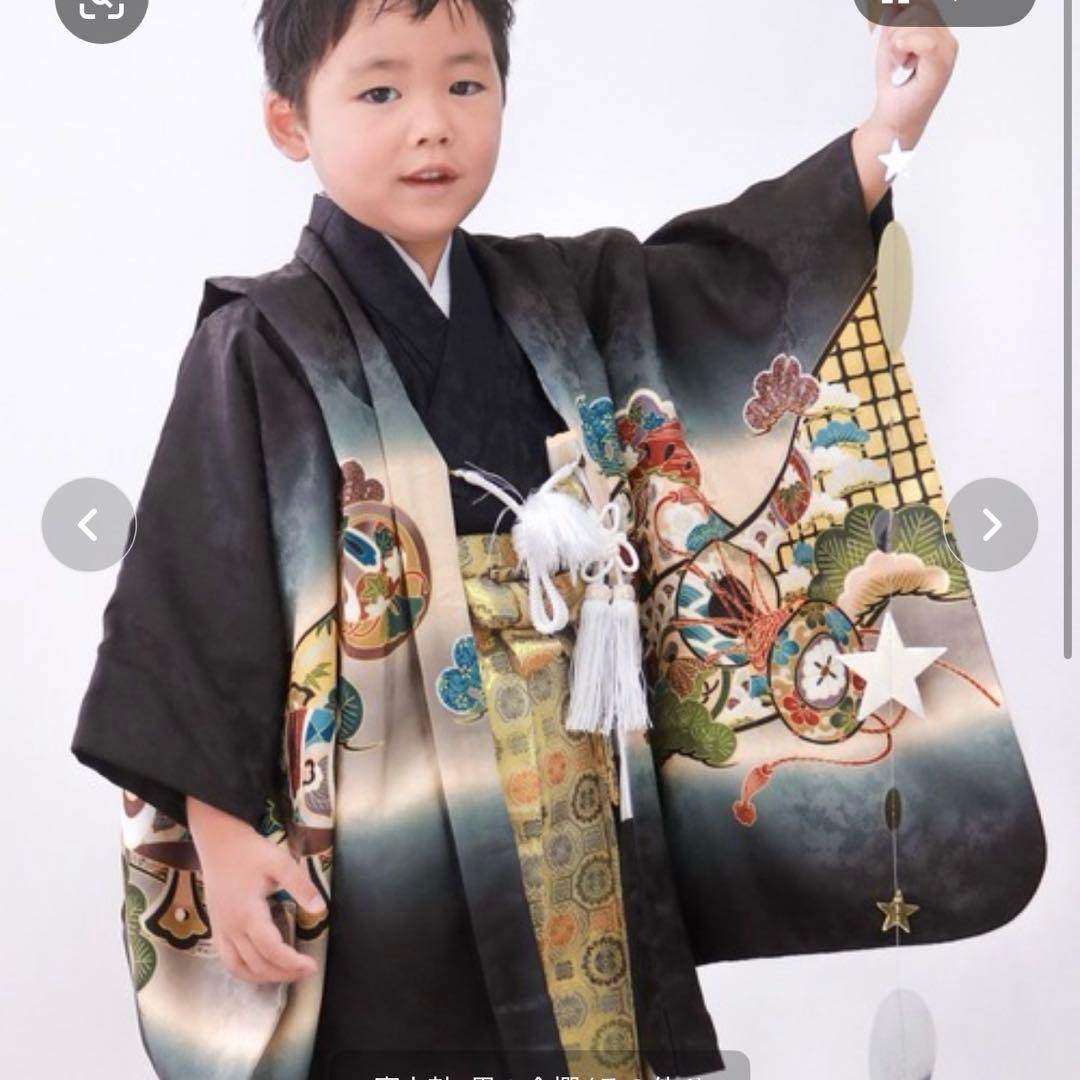 KYOETSU 七五三 5歳用 羽織・着物・帯 12点セット