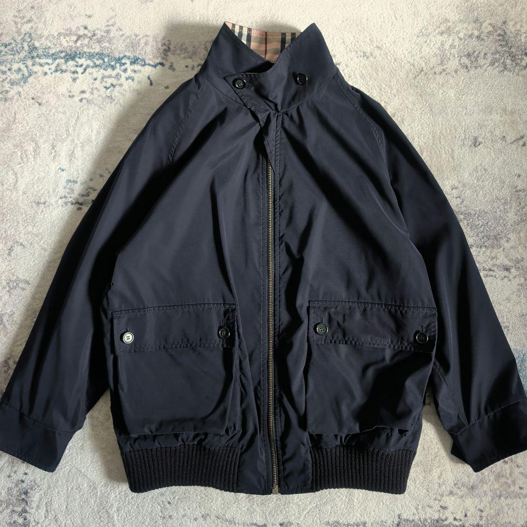 バーバリー ロンドン ノバチェック ハリントンジャケット ブルゾン 裏チェック