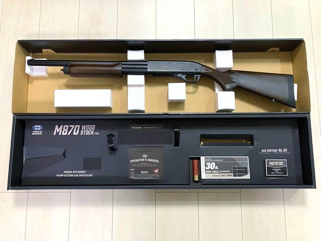 東京マルイ No.3 M870 ウッドストックタイプ ガスショットガン