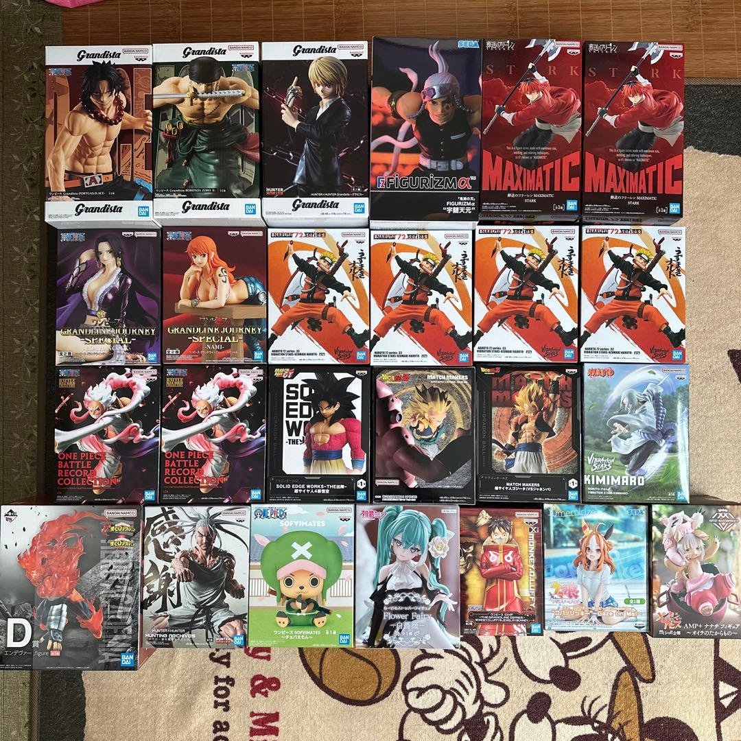 最新プライズフィギュア ワンピース NARUTO まとめ売り