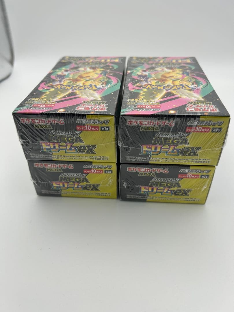 ポケモンカード　ハイクラスパックMEGAドリームex 4BOX シュリンク付き