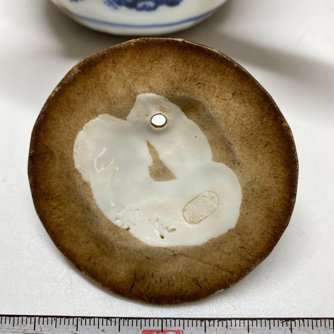 専用青木木米　青花山水画急須取手に銘　　幅約12㎝　東Y7-0116☆2Fトトオ