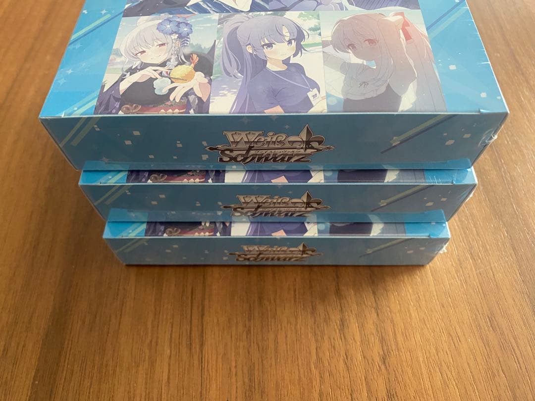 ヴァイスシュヴァルツ　ブルーアーカイブ　BOX シュリンク付き　3箱
