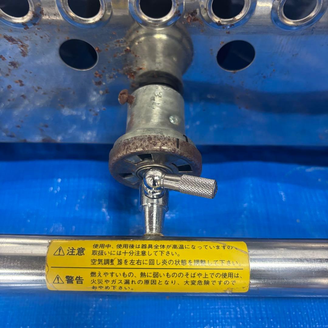 プロ用ガス式たこ焼き器 銅板3プレート 54穴　最終値引　超メルカリ市