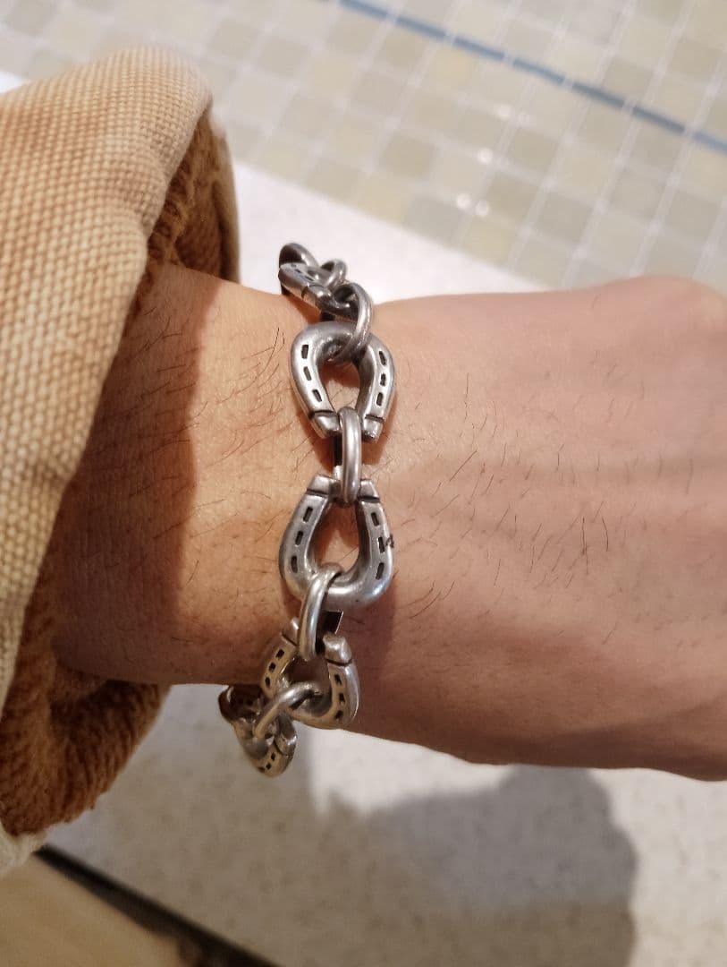 す*し様 総重量　47.8g　DRY BONES オールシルバーオールドホースシ