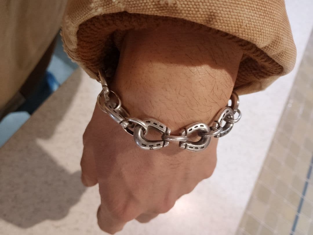 す*し様 総重量　47.8g　DRY BONES オールシルバーオールドホースシ