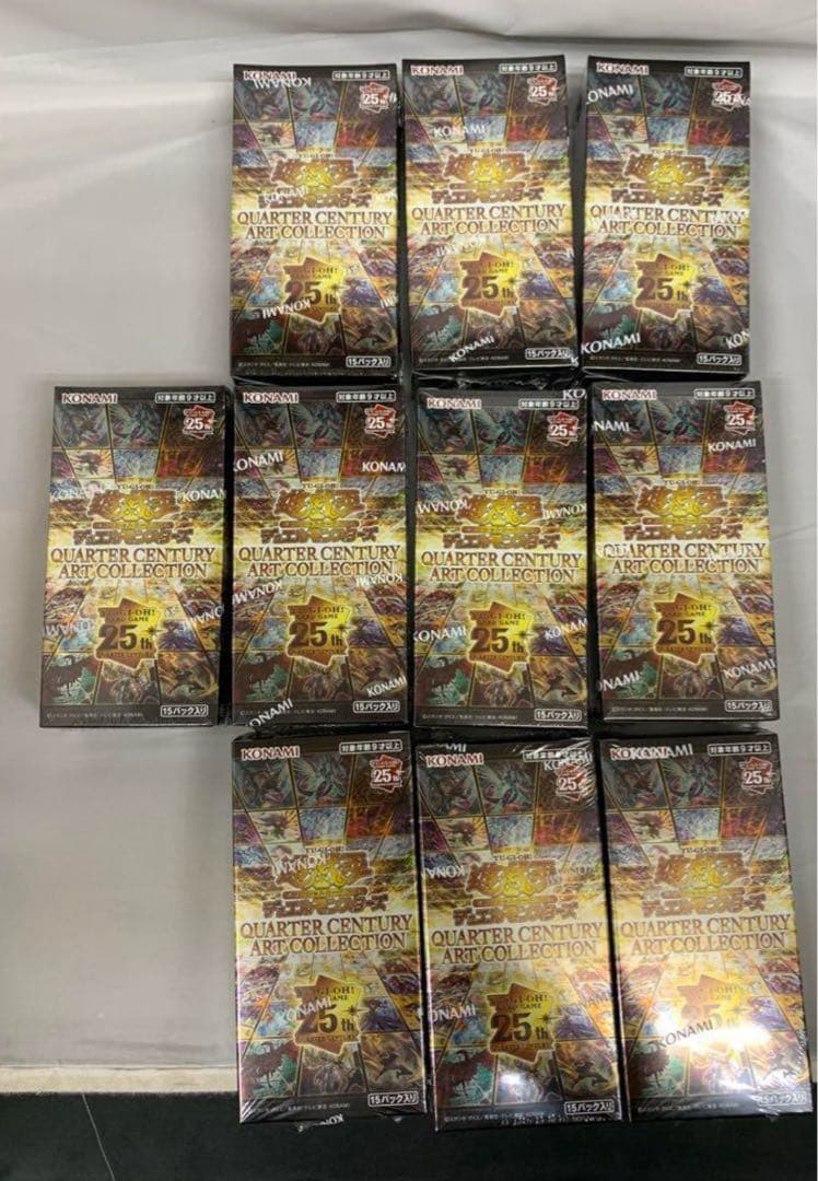 遊戯王QUARTER CENTURY ART COLLECTION 10BOX