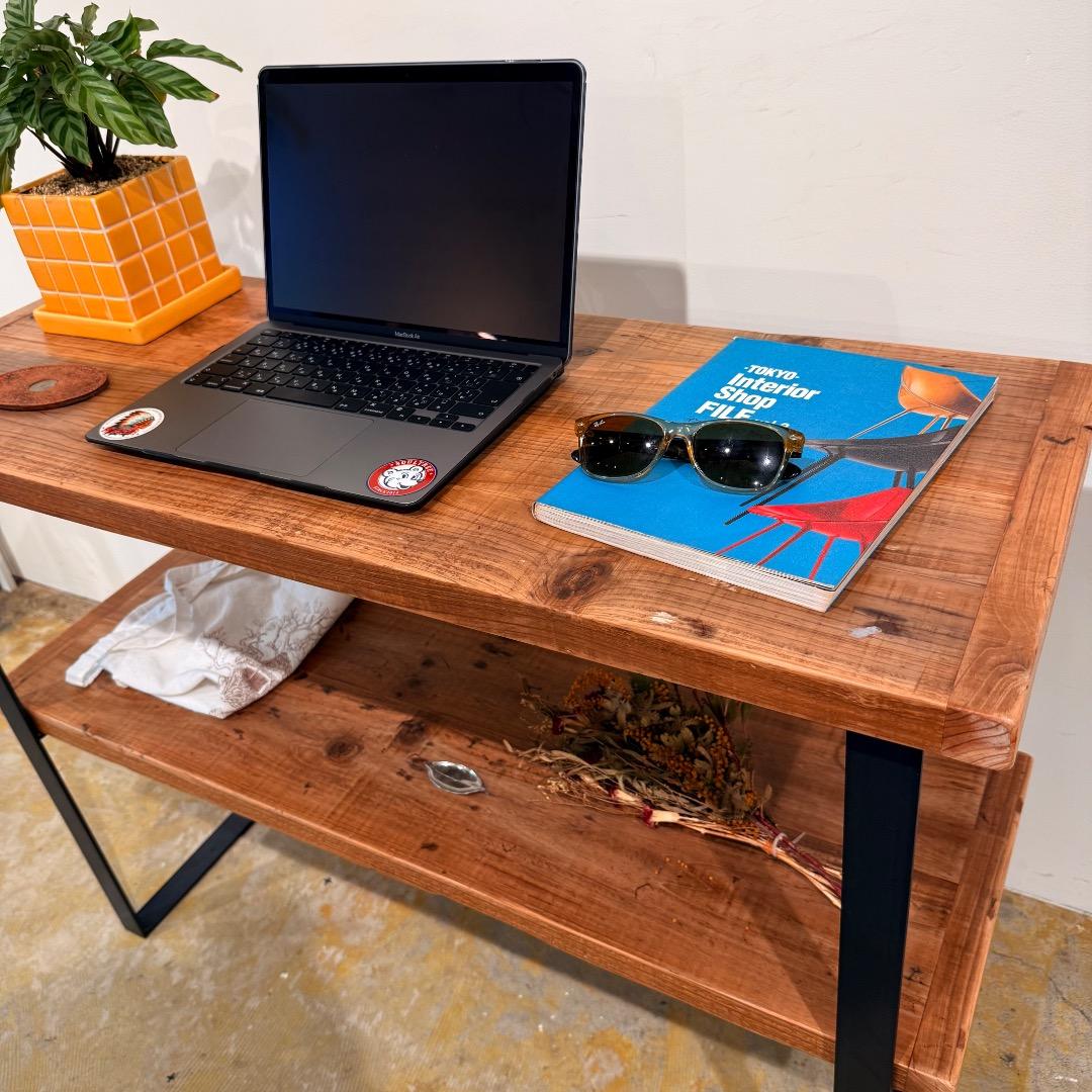 ▼ラスティックシェルフ 2nd 足場古材 アイアン 棚 什器