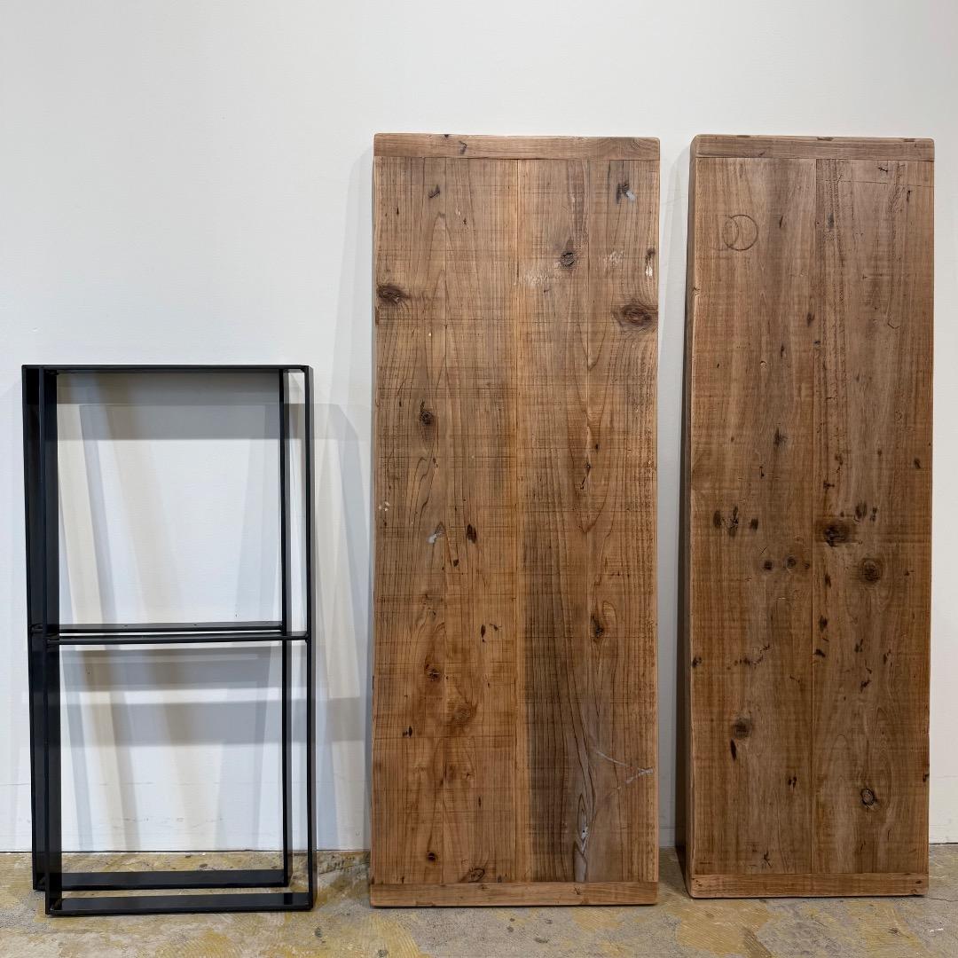 ▼ラスティックシェルフ 2nd 足場古材 アイアン 棚 什器