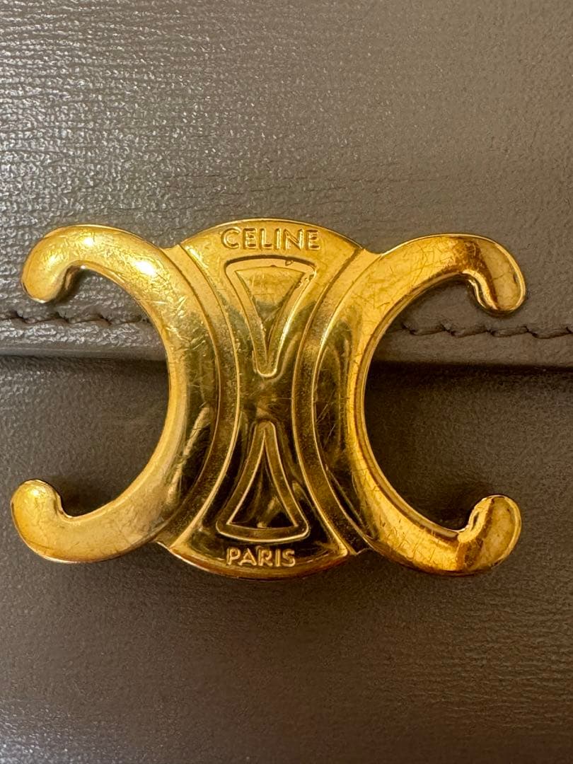 CELINE セリーヌ　ウォレット　二つ折り財布 ベージュ