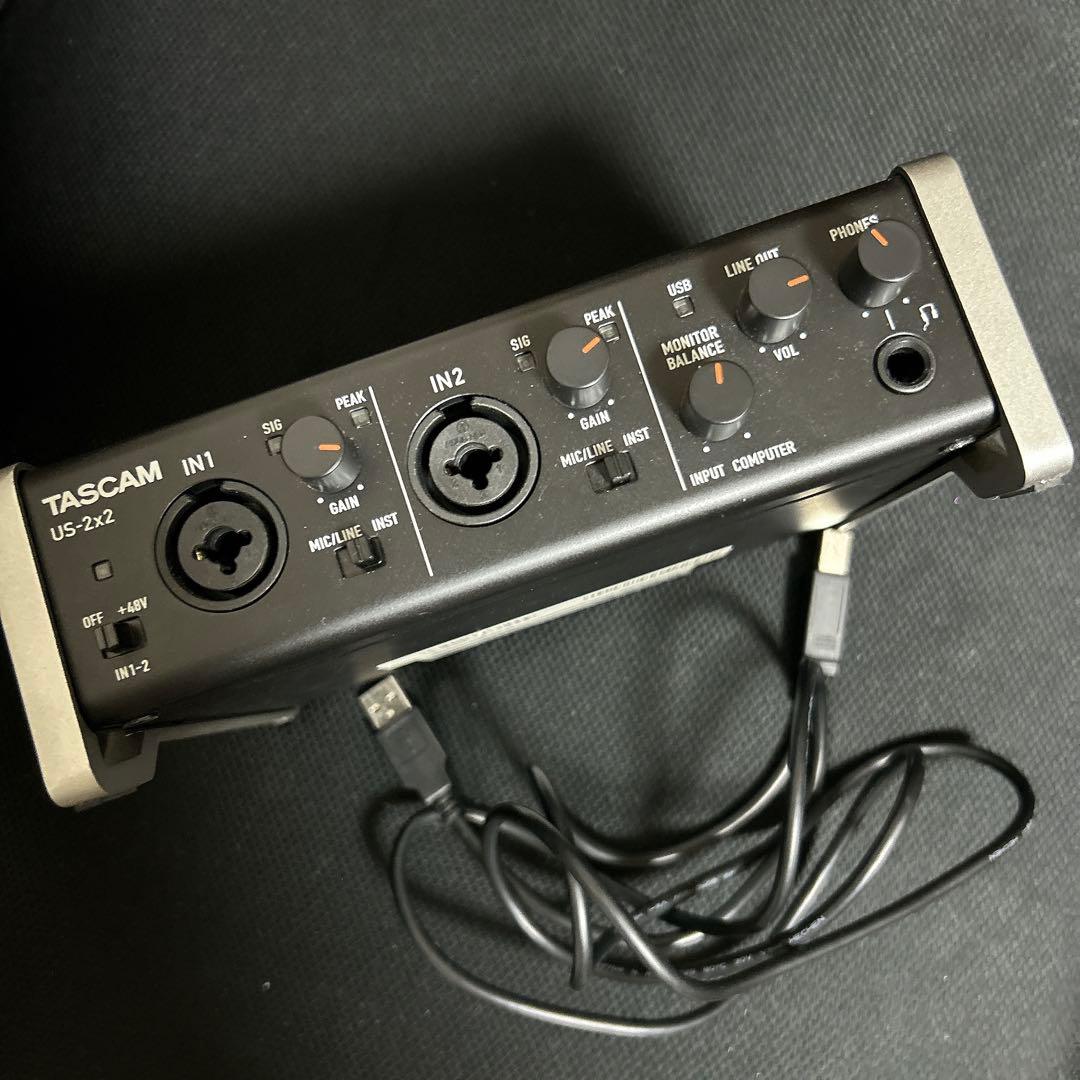 TASCAM US-2x2 オーディオインターフェイス