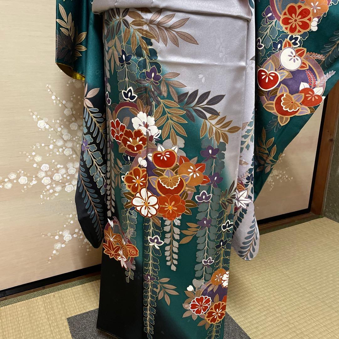 正絹　高級振袖　長襦袢セット