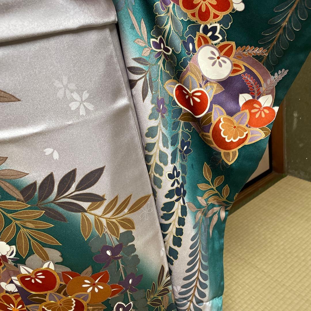 正絹　高級振袖　長襦袢セット