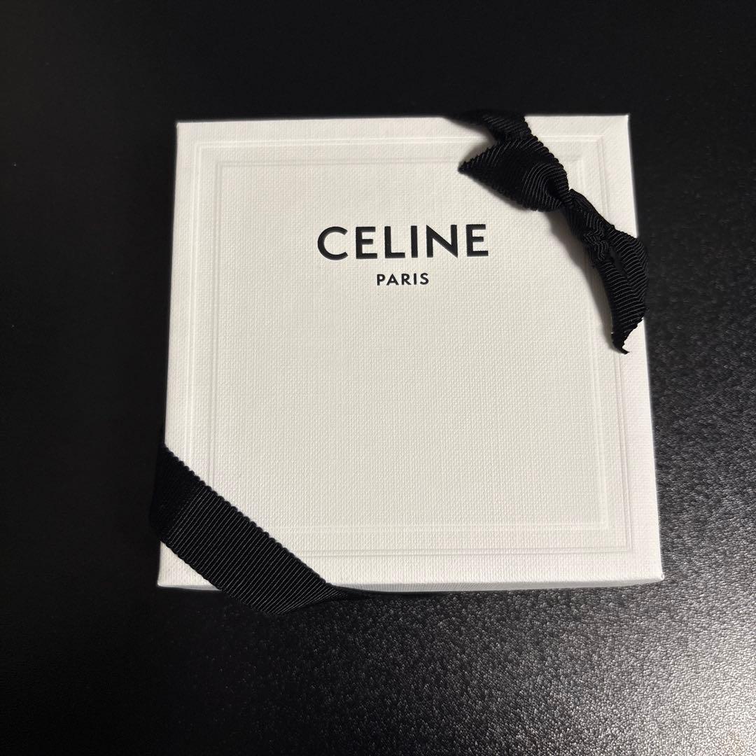 CELINE ノット スモールフープピアス【美品】