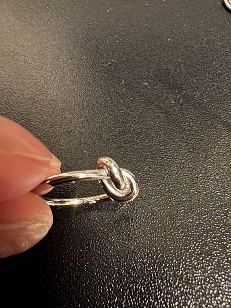 CELINE ノット スモールフープピアス【美品】