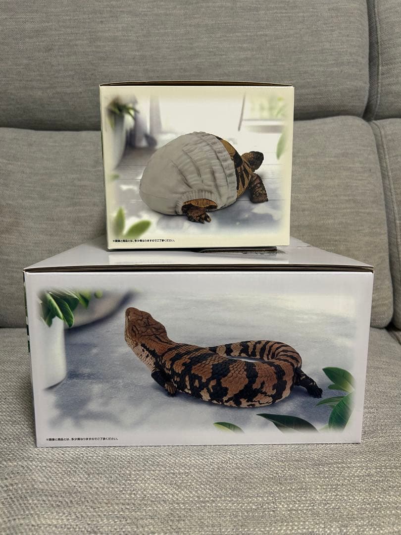 【爬虫類】アオジタトカゲ他　リアルフィギュアセット