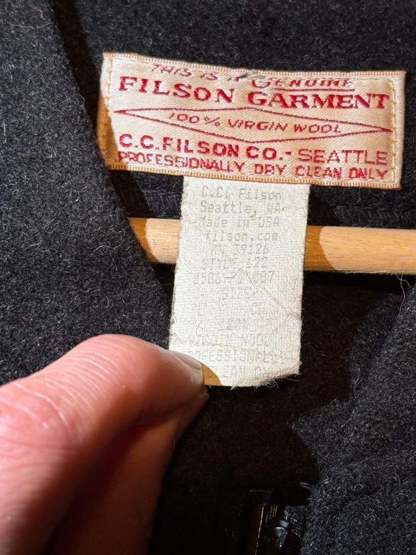 FILSON GARMENT 80s USA製マッキー ノウールジャケット