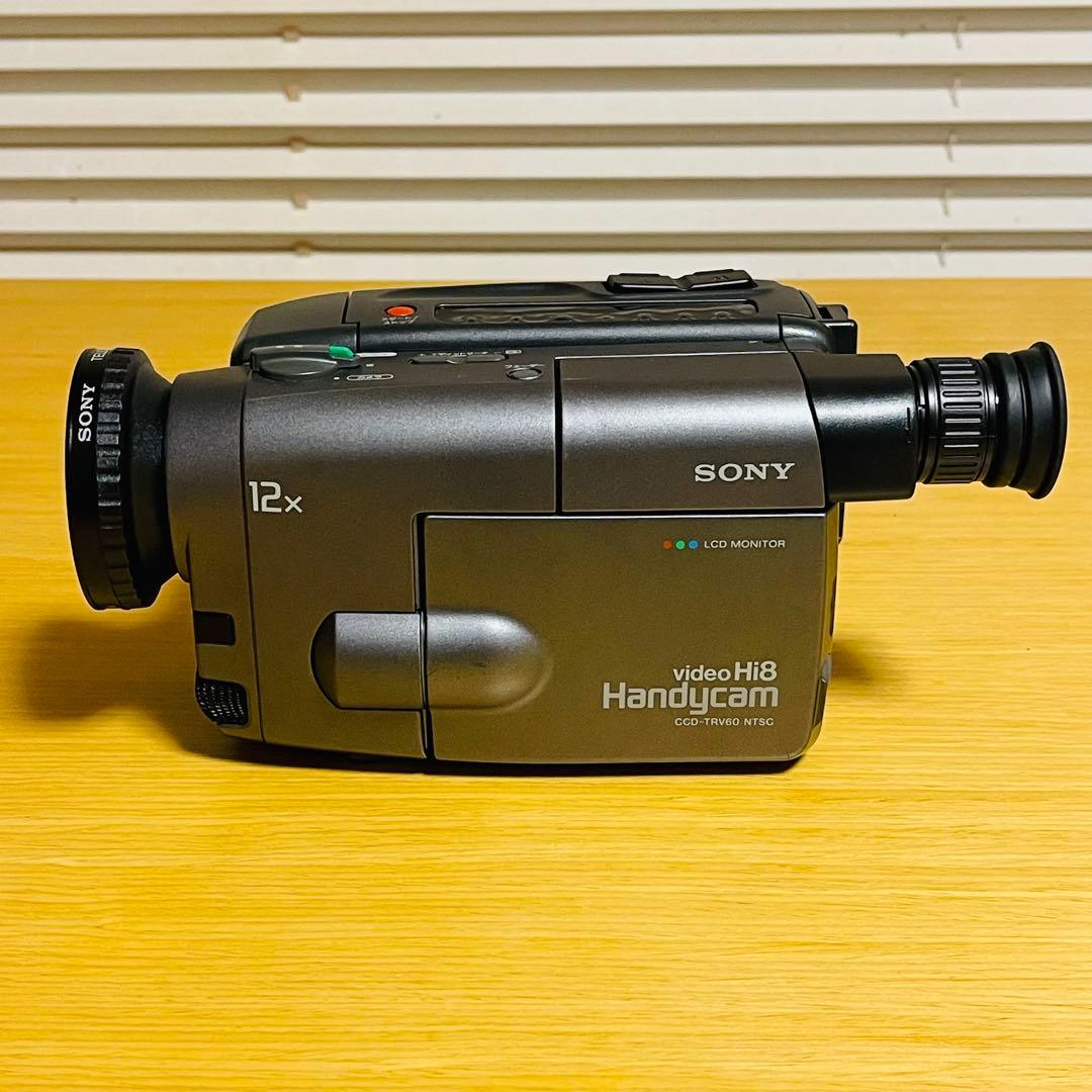 【録画・再生OK・希少】SONY CCD-TRV60 Hi8/8ミリビデオカメラ